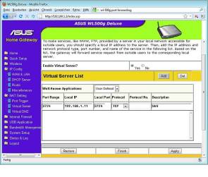 Screen 5: Für PC-Spiele müssen Sie am Router manchmal bestimmte Ports öffnen