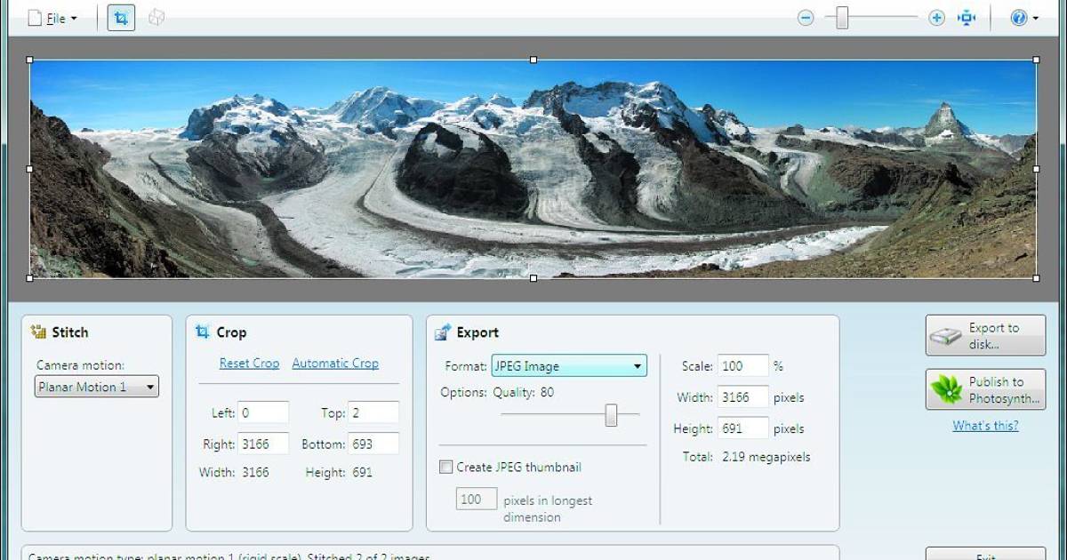 Microsoft image composite editor