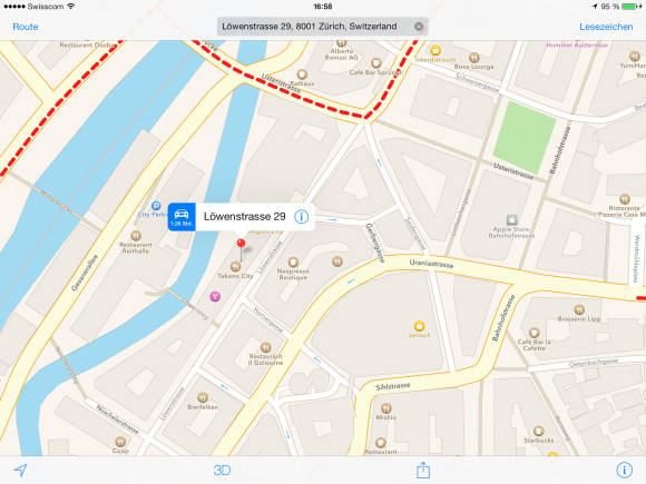 Nur das Cellular-Modell kann den Standort exakt lokalisieren