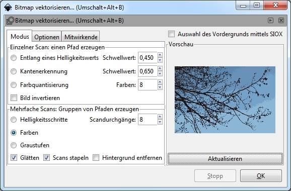Pfad - Bitmap vektorisieren