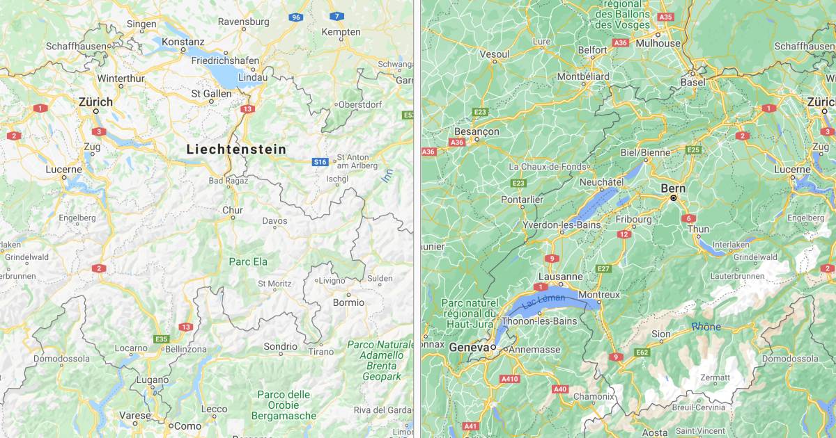 Google Maps Switzerland W1200 H630 