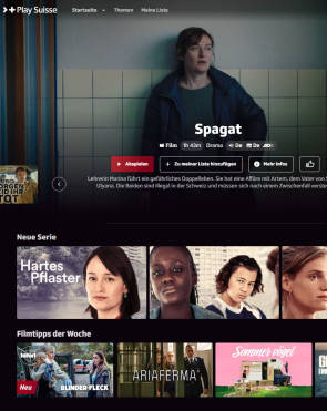 Bild 5: Auch die SRG betreibt ein eigenes Streaming-Portal