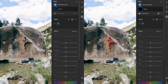 Bild 8: Die neue KI in Adobe Lightroom erkennt Objekte und stellt sie auf Wunsch frei