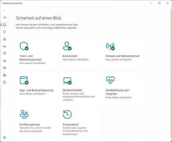 Bild 1: Windows Defender ist vielleicht nicht beliebt, aber er bietet ein starkes Schutzpaket
